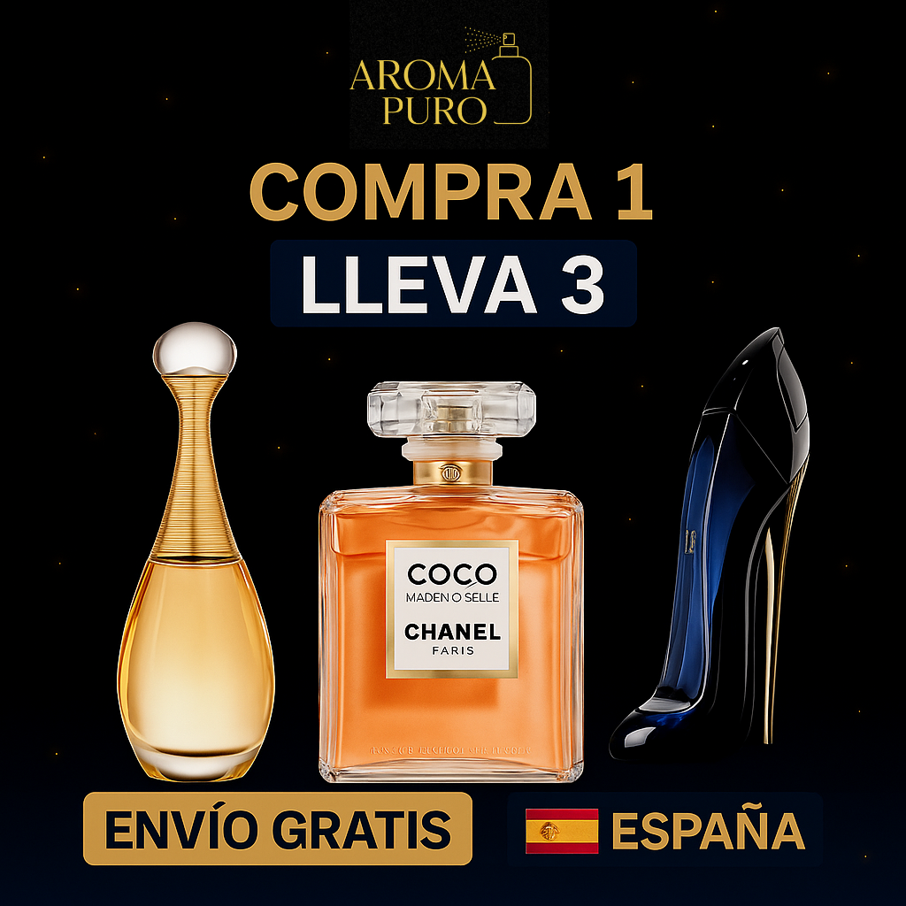 [COMPRA 1 LLEVA 3] – J'adore, Coco Mademoiselle, Good Girl, 100ml